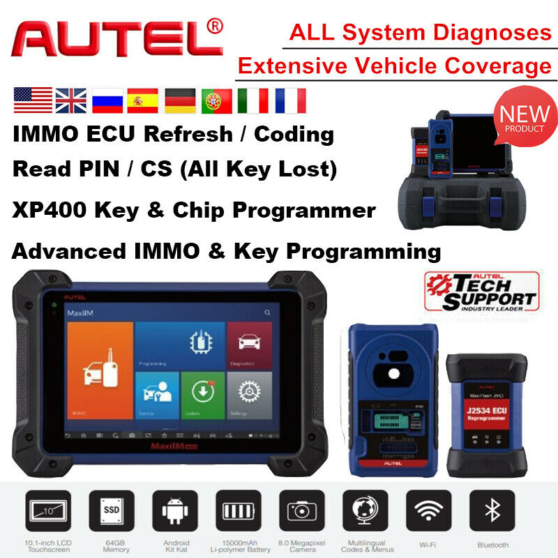 Autel - Original Autel MaxiIM IM608 ADVANCED IMMO & KEY PROGRAMMING Perfect Replacement of AURO OtoSys IM600